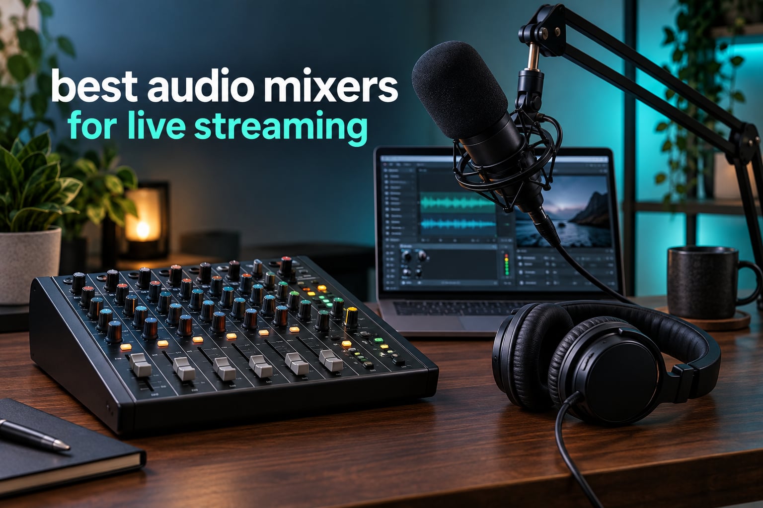 best audio mixers for live streaming