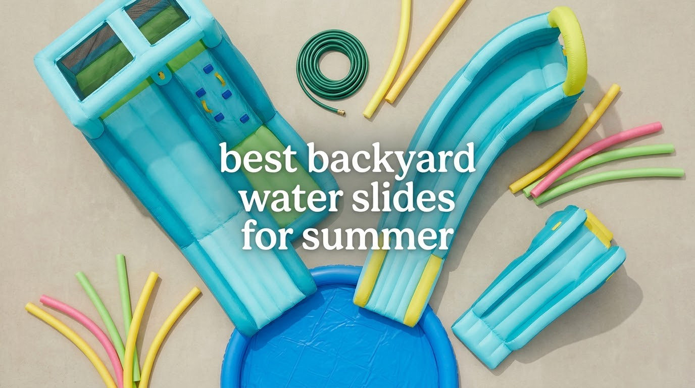 best backyard water slides for summer