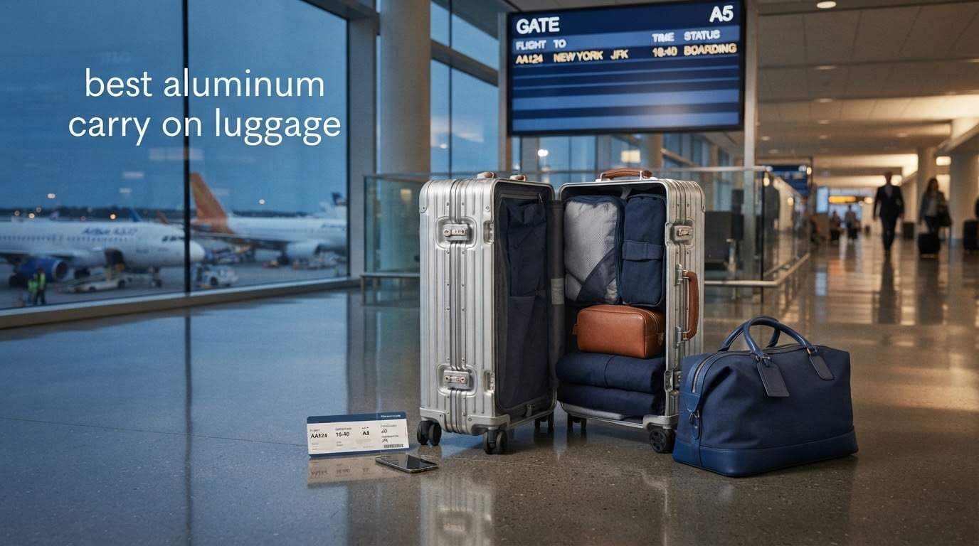 best aluminum carry on luggage