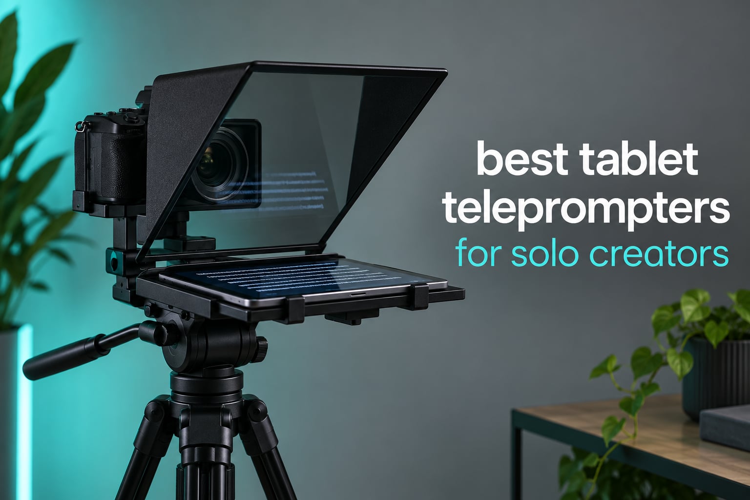 best tablet teleprompters for solo creators