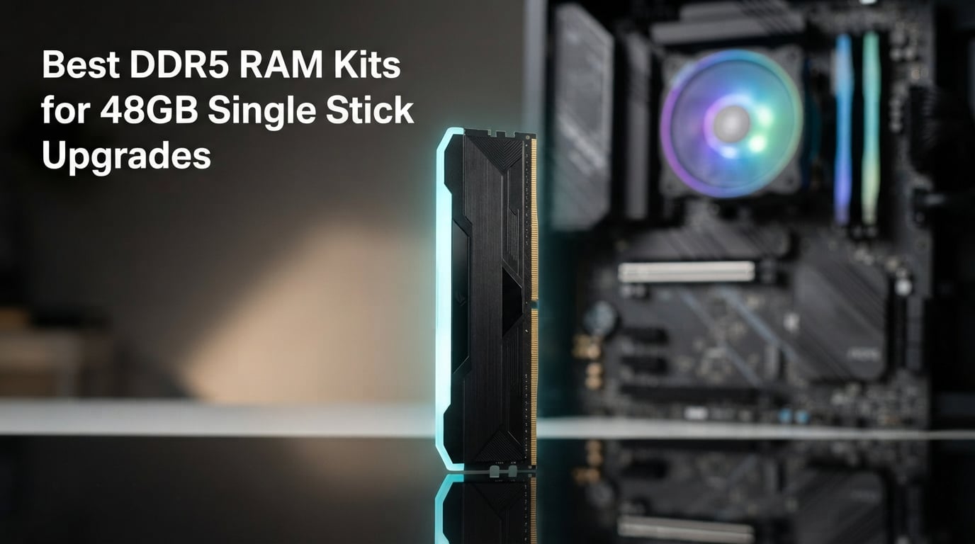 Best DDR5 RAM Kits for 48GB Single Stick Upgrades