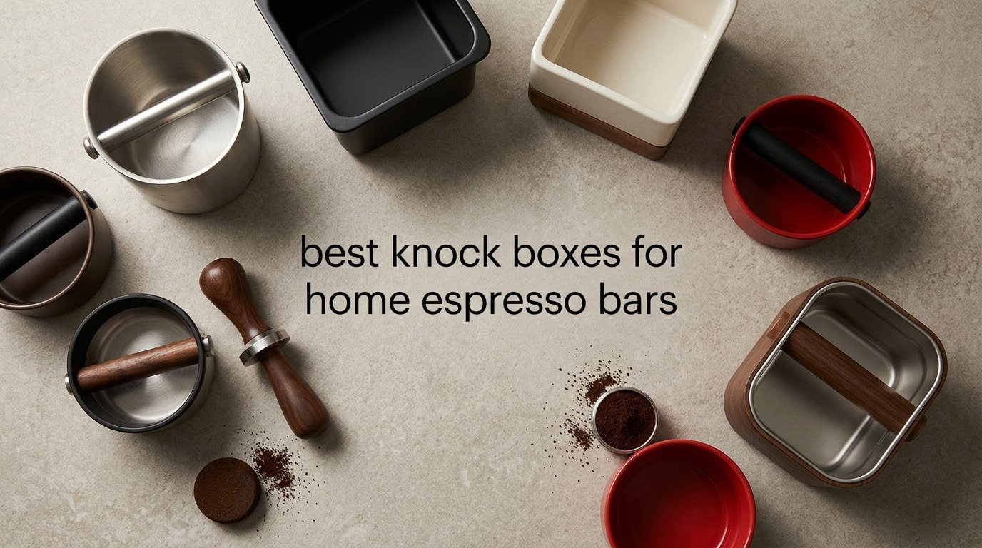 best knock boxes for home espresso bars