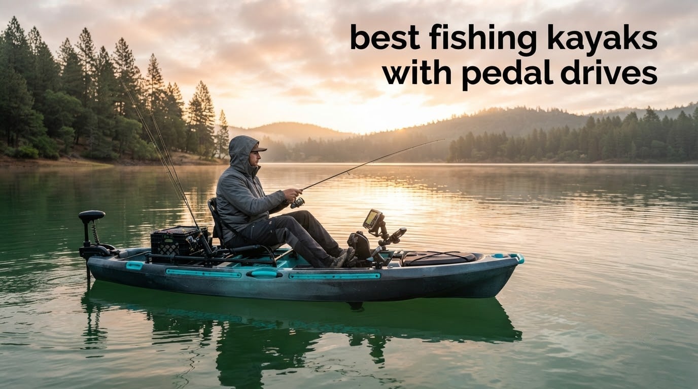 best fishing kayaks with pedal drives