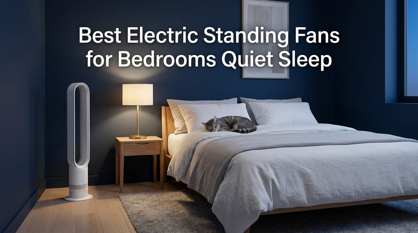 Best Electric Standing Fans for Bedrooms Quiet Sleep
