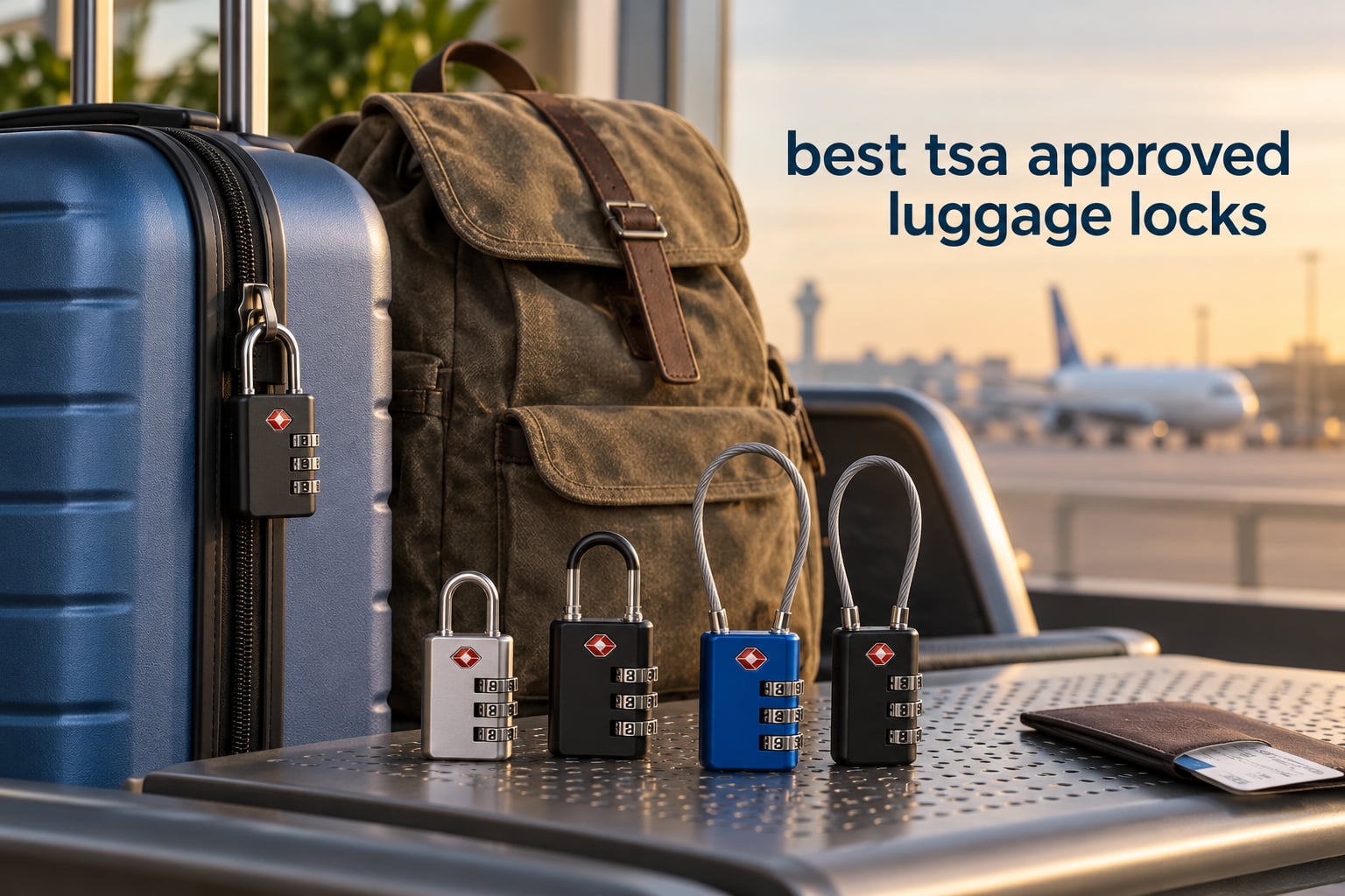 best tsa approved luggage locks