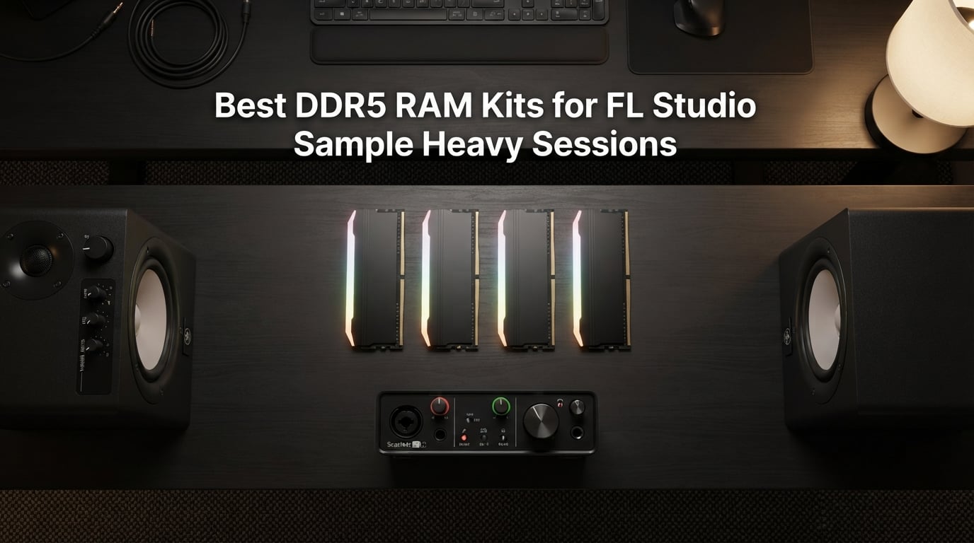 Best DDR5 RAM Kits for FL Studio Sample Heavy Sessions