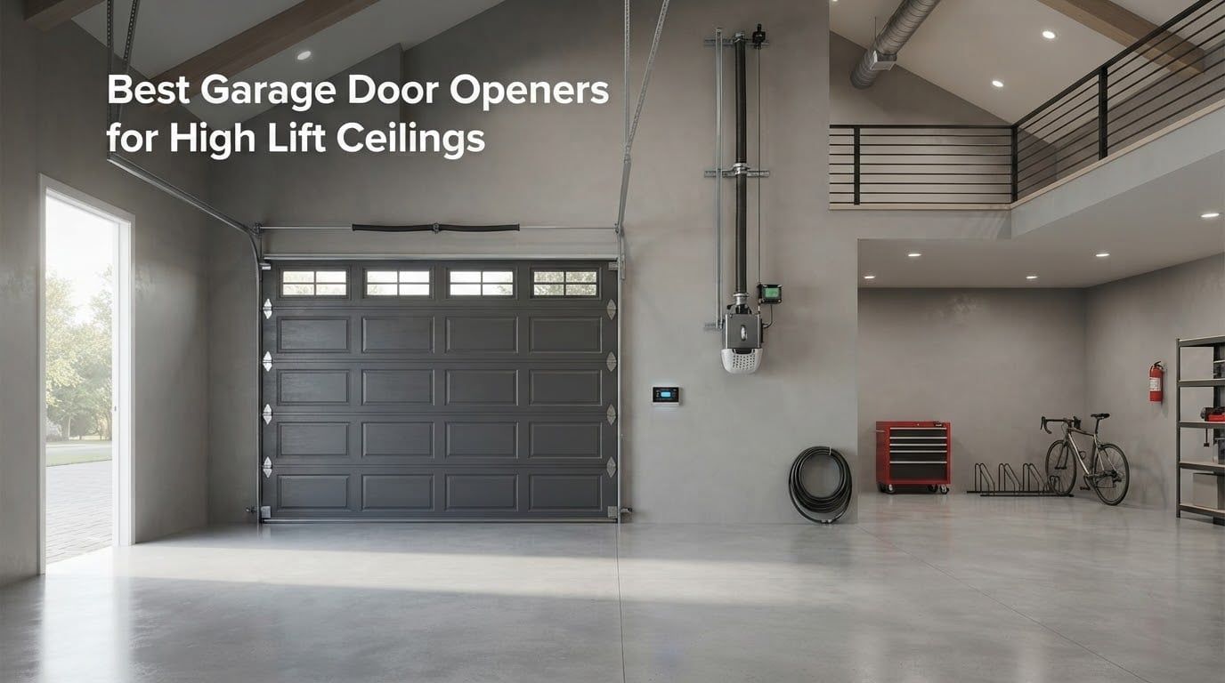 Best Garage Door Openers for High Lift Ceilings
