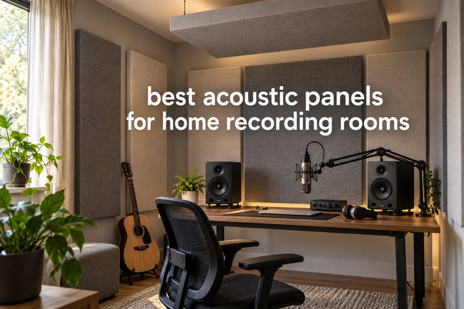 best acoustic panels for home recording rooms