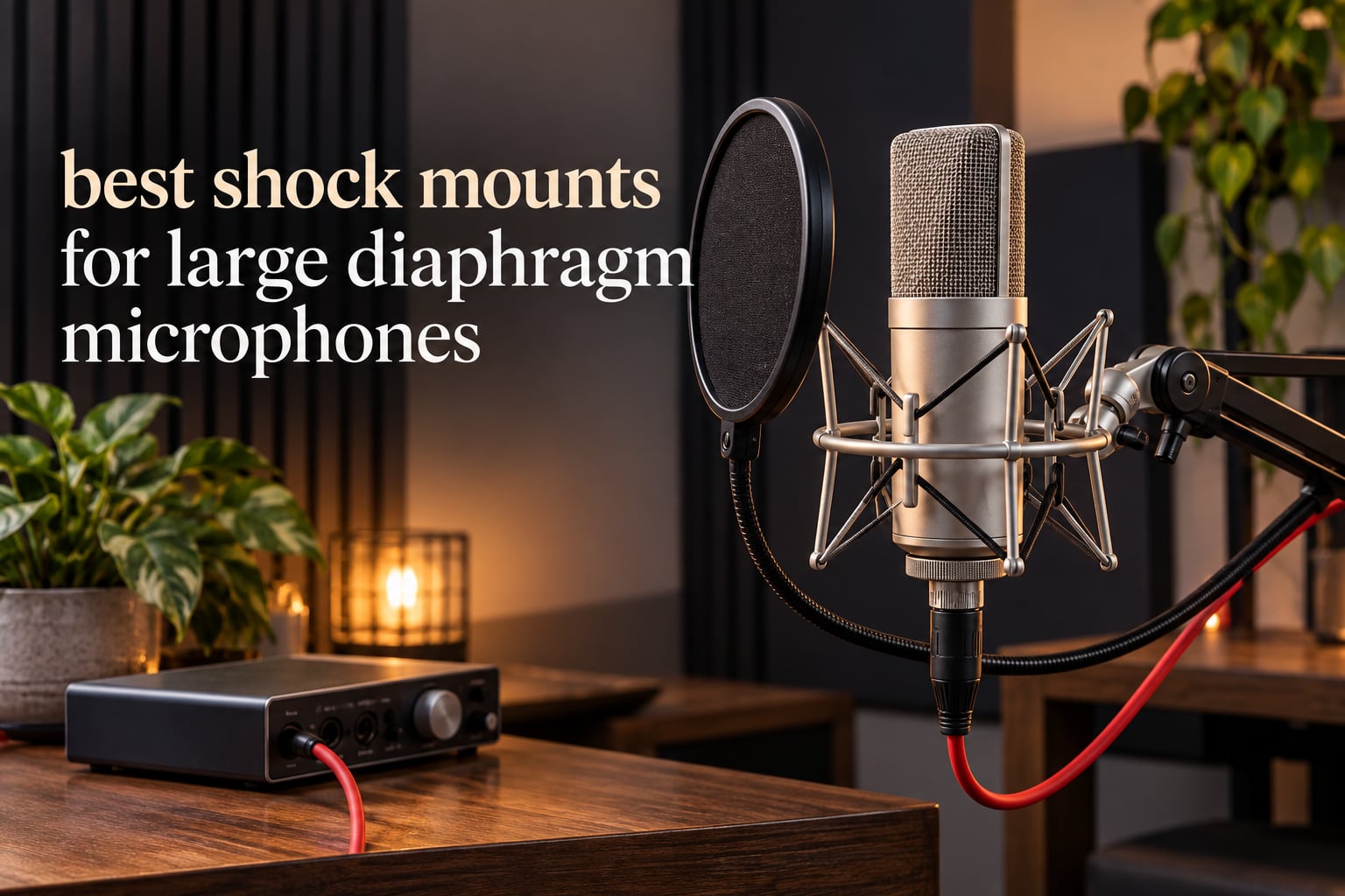 best shock mounts for large diaphragm microphones