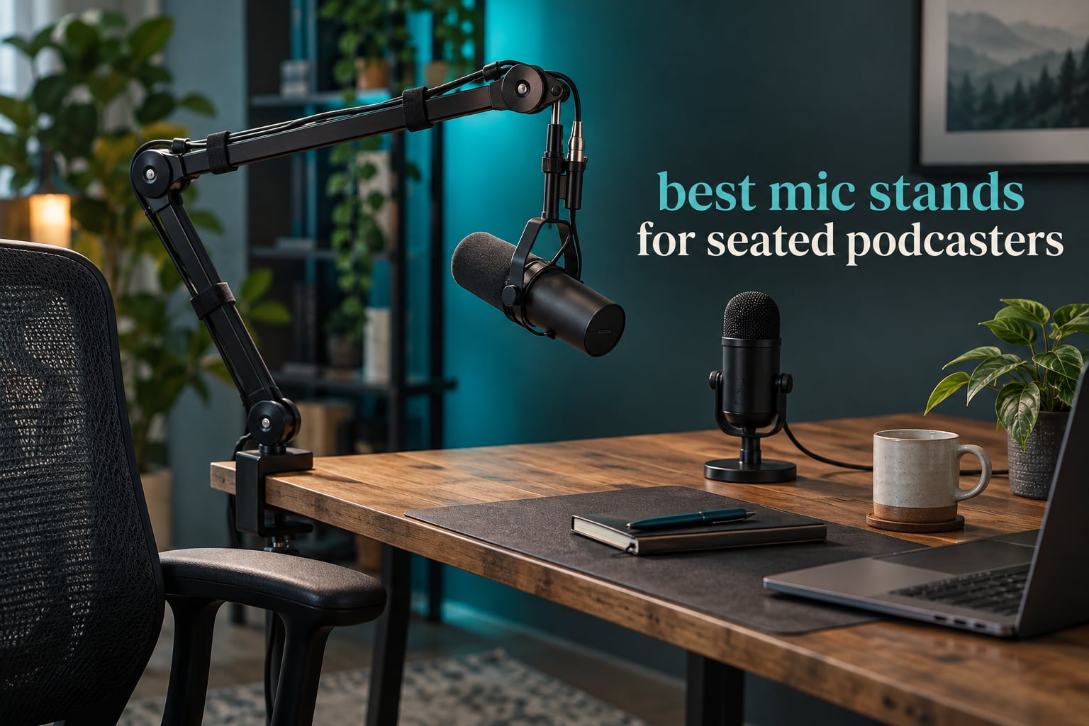 best mic stands for seated podcasters