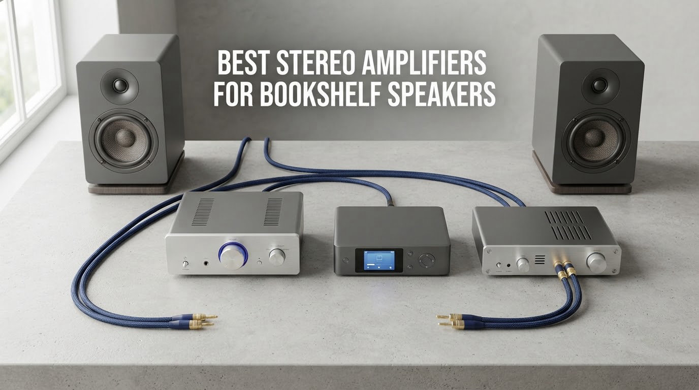 best stereo amplifiers for bookshelf speakers